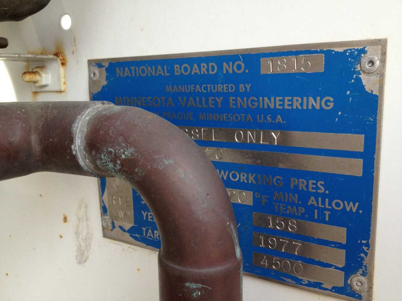 MVE Portable Bulk Tank - PROCESS EQUIPMENT
