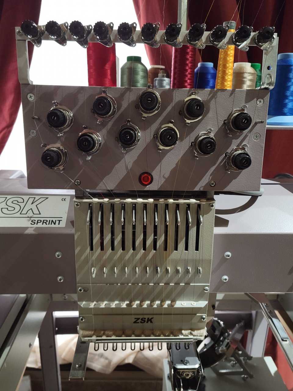 ZSK Sprint Single Head 11 Needles Embroidery Machine