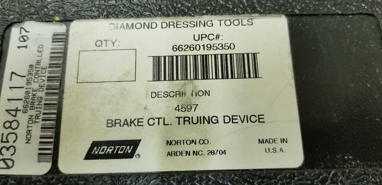 Norton Diamond Dressing Tool - GRINDING MACHINE PARTS