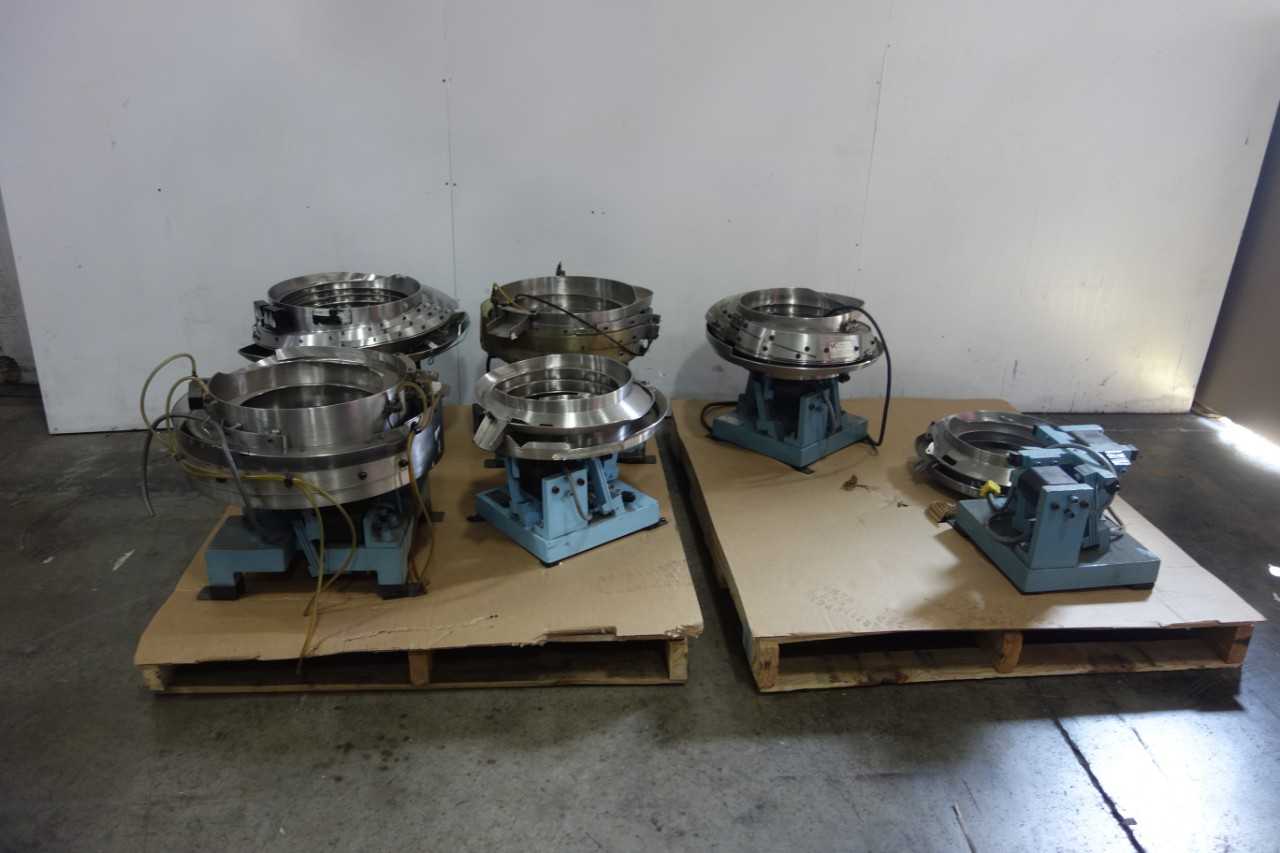 LOT OF ASSORTED VIBRATORY BOWL FEEDERS - PROCESS EQUIPMENT
