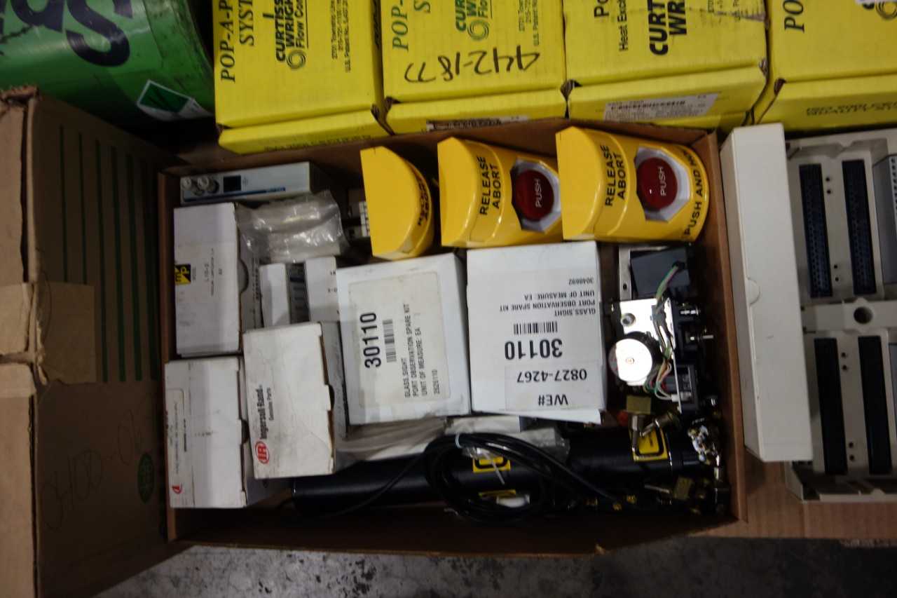 6 PALLETS OF MISCELLANEOUS INDUSTRIAL SURPLUS - ELECTRICAL COMPONENTS