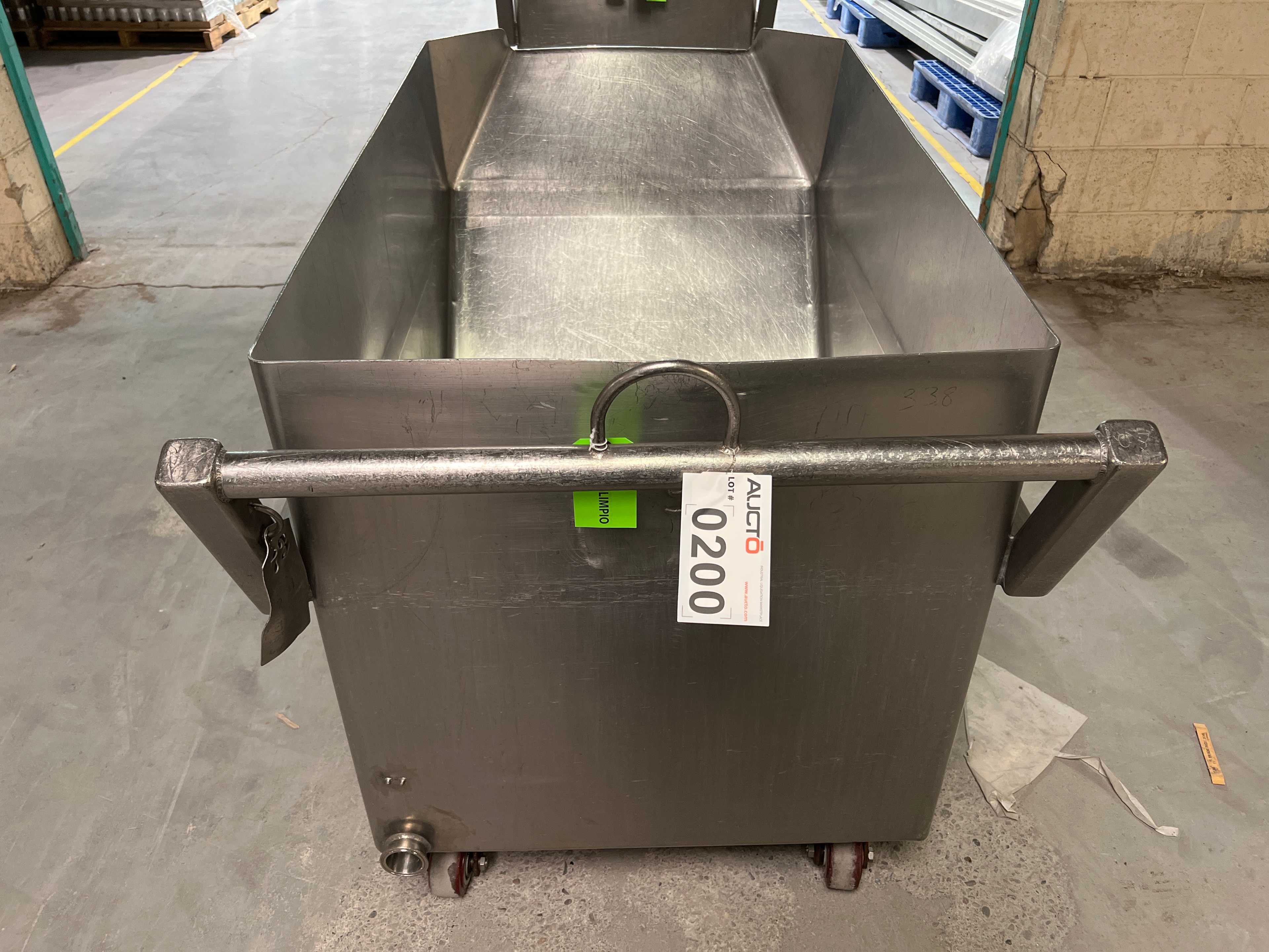 Stainless Steel Dump Cart Hopper