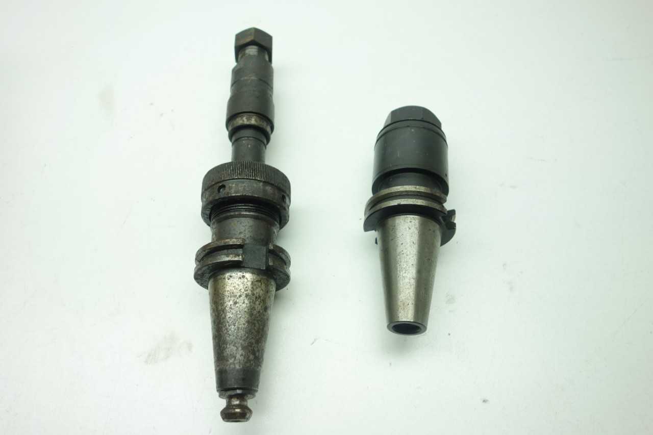 LOT OF ASSORTED CAT50 TOOL HOLDERS - VALENITE, KENNAMETAL - MACHINING ACCESSORIES & TOOLING