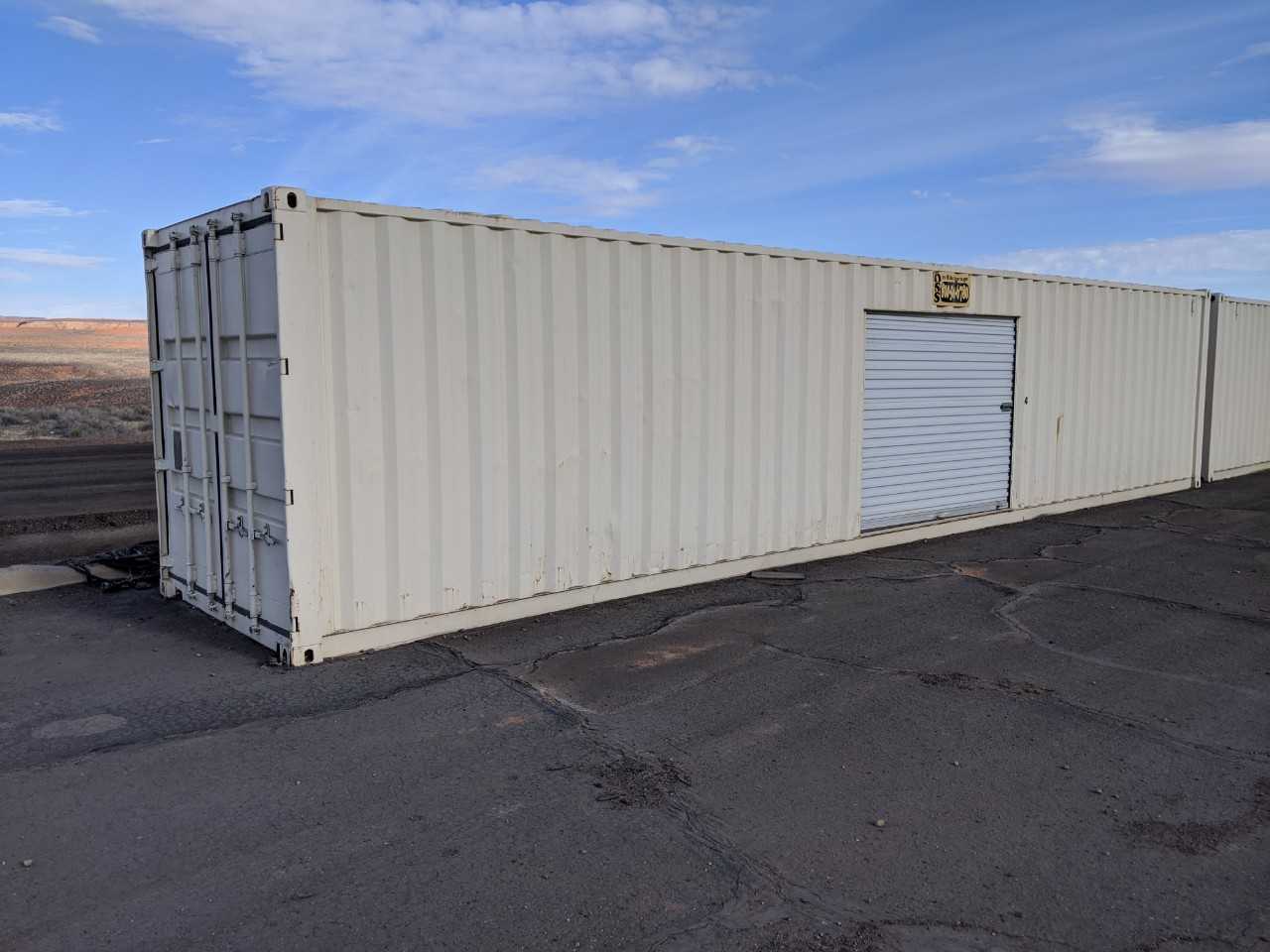 40' Conex Box with Contents - Assorted spares, carts, chairs - ROLLING CARTS