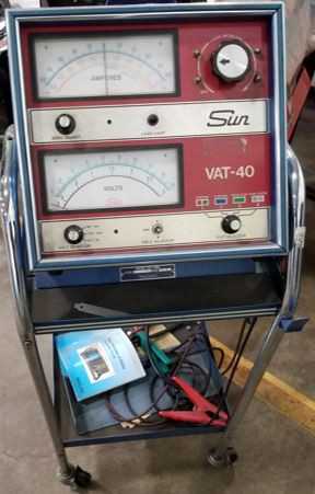 VAT Battery Test Stand, Model# PTS 40 - ELECTRICAL COMPONENTS