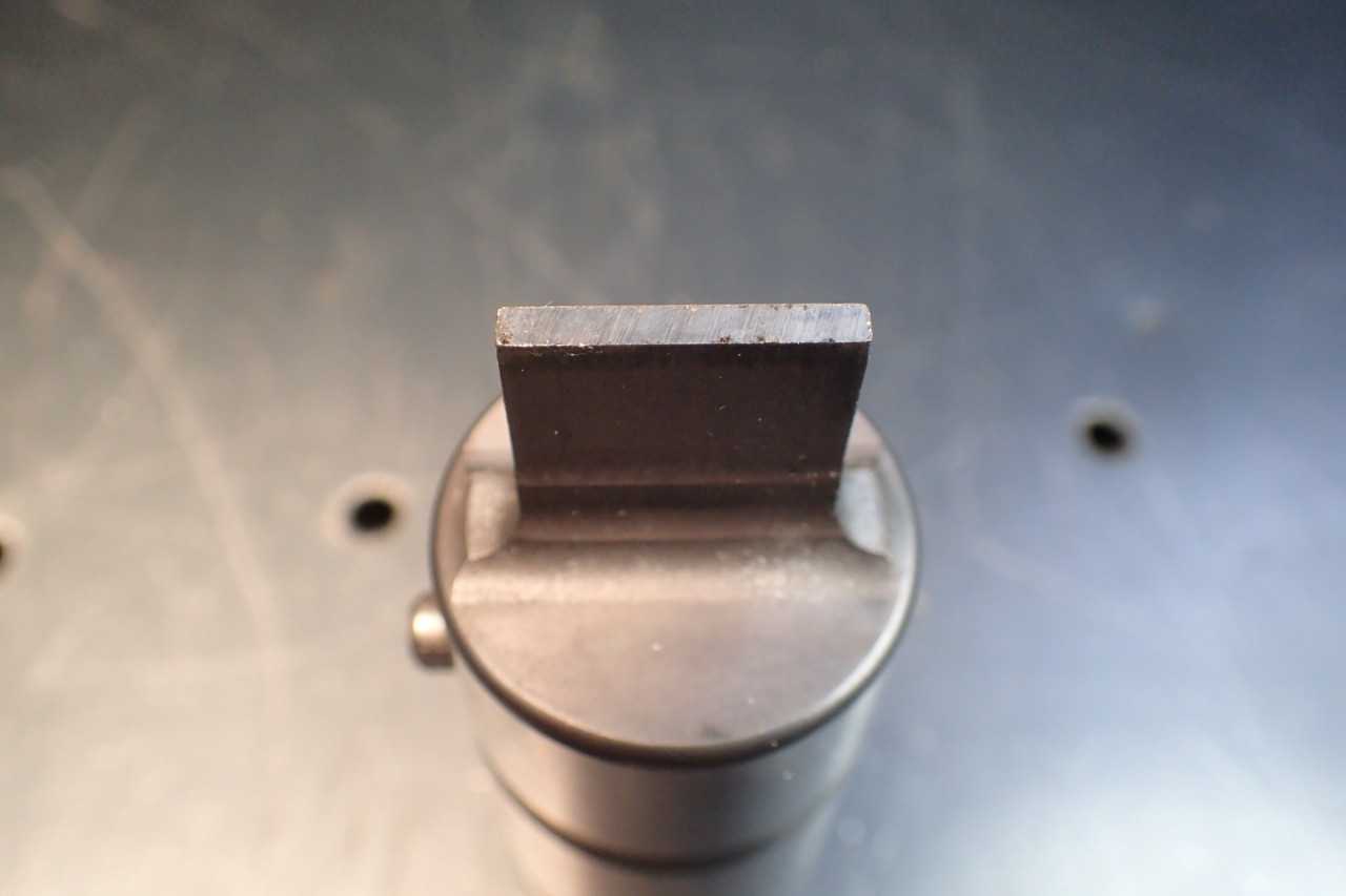 Wilson .100" x .750" +.006" Rectangular Turret Press Punch & Die Set 1-7/8" Base - MACHINING ACCESSORIES & TOOLING
