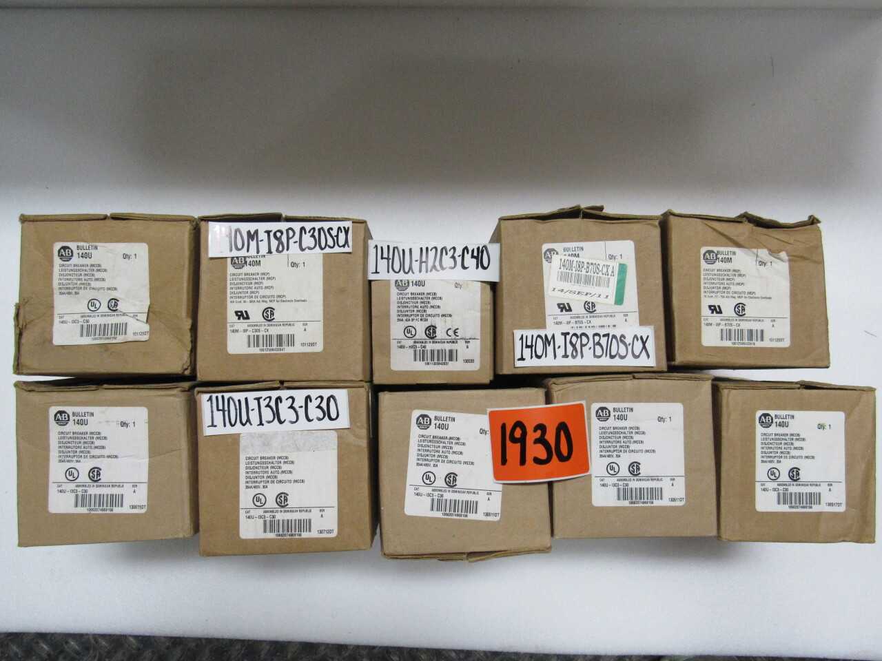 Allen Bradley Breakers - CIRCUIT BREAKERS