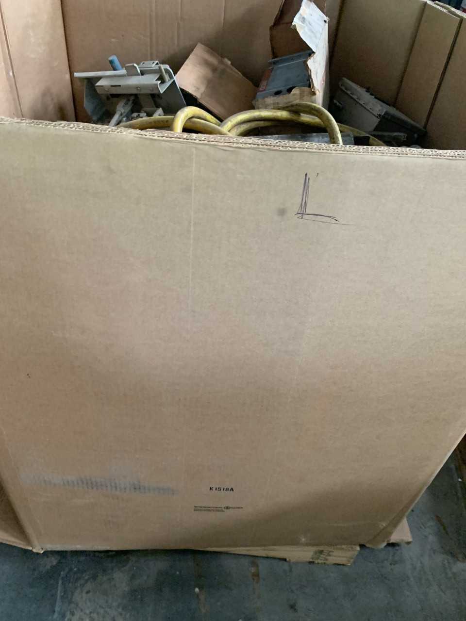 CRATE OF ELECTRICAL AUTOMATION EQUIPMENT PARTS - ELECTRICAL COMPONENTS