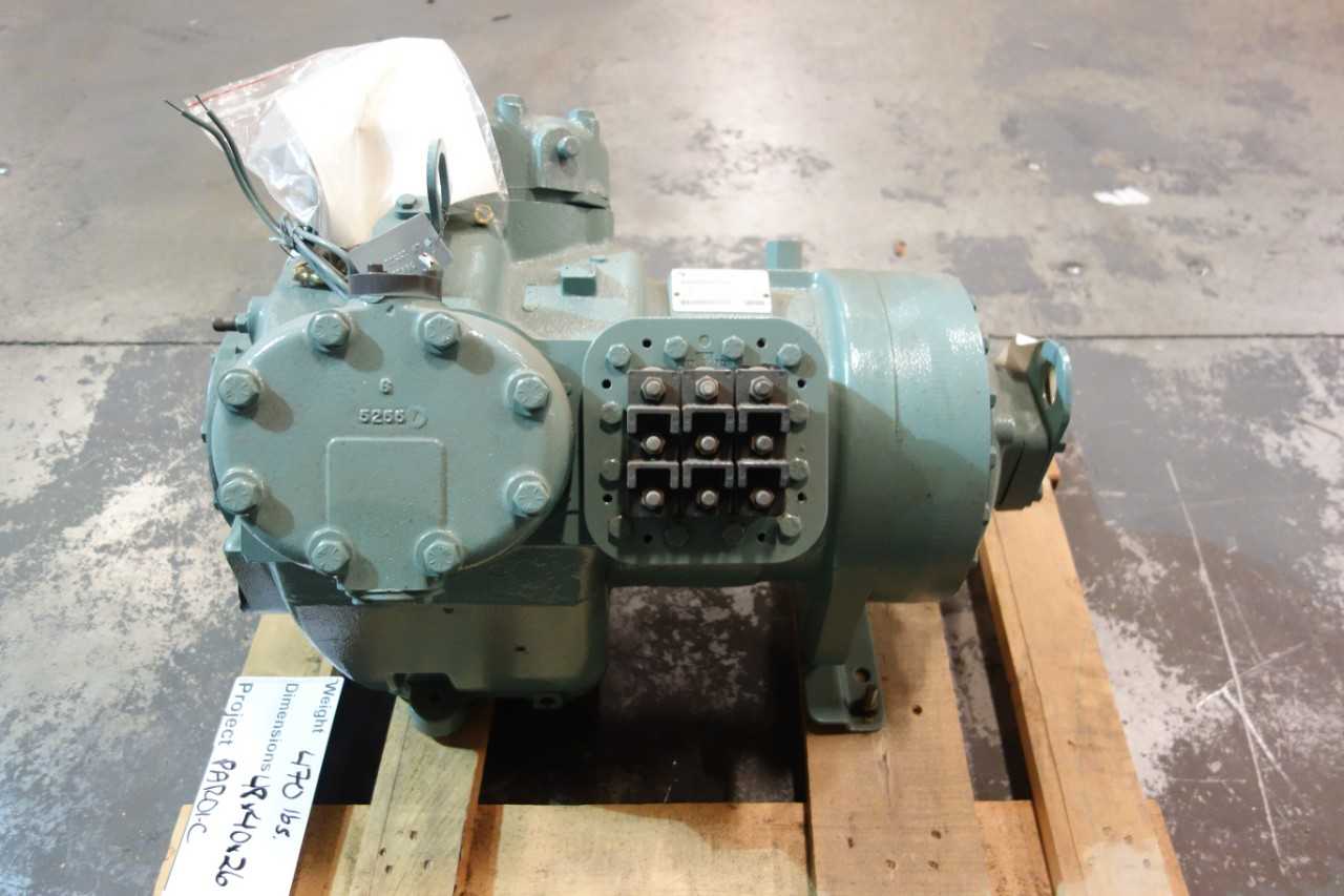 CARLYLE 06ET250320 SEMI HERMETIC COMPRESSOR 208 230 460V AC 3PH - ELECTRIC MOTORS
