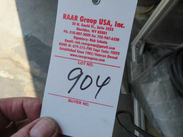 Aluminum Cart on wheels and Contents - MISCELLANEOUS