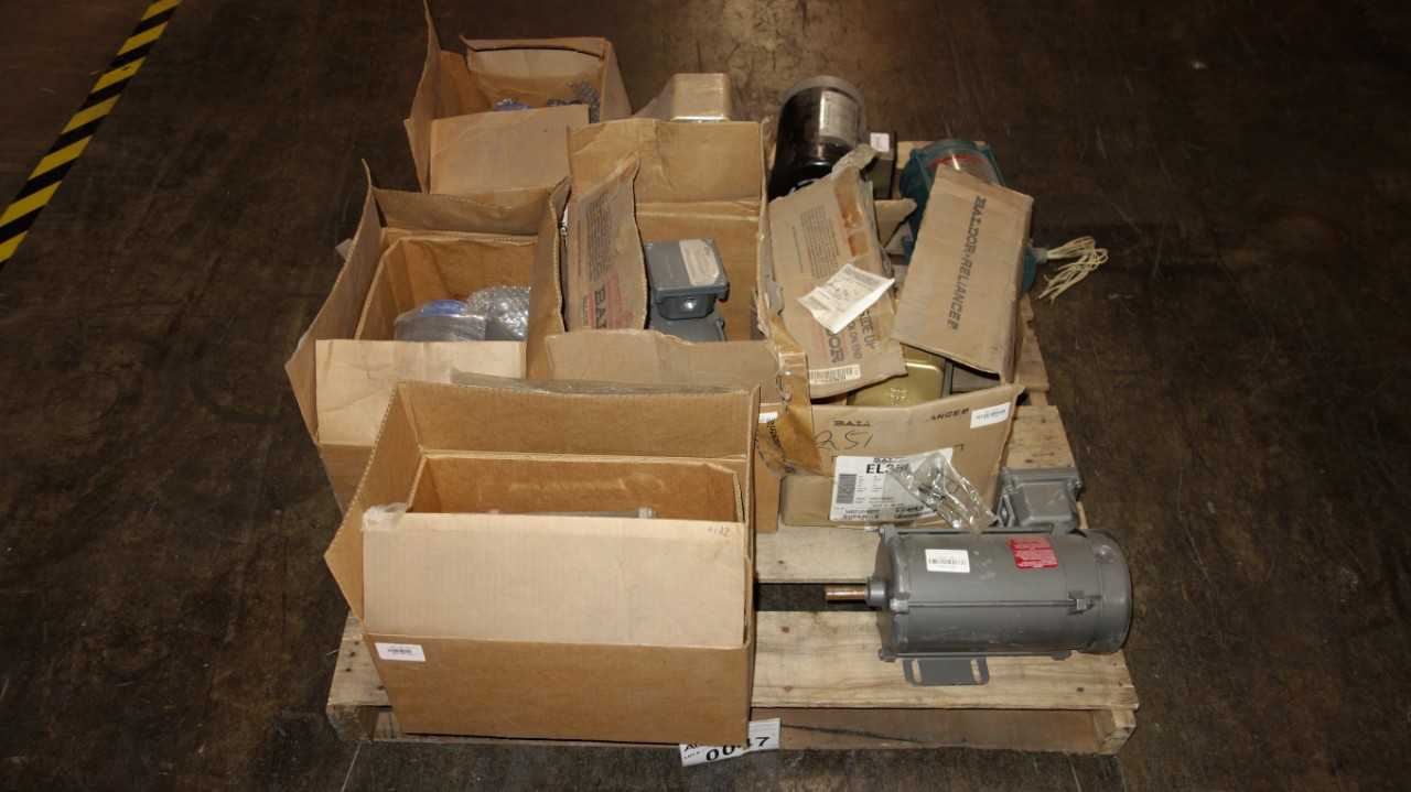 1 PALLET OF ASSORTED AC MOTORS., MARATHON, AO SMITH, 1/2HP - ELECTRIC MOTORS