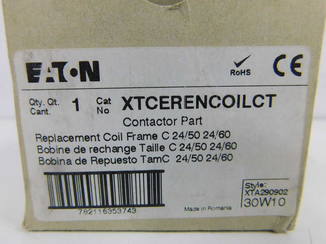 Lot of Quantity 6x XTCERENCOILCT Coils - INDUSTRIAL PARTS