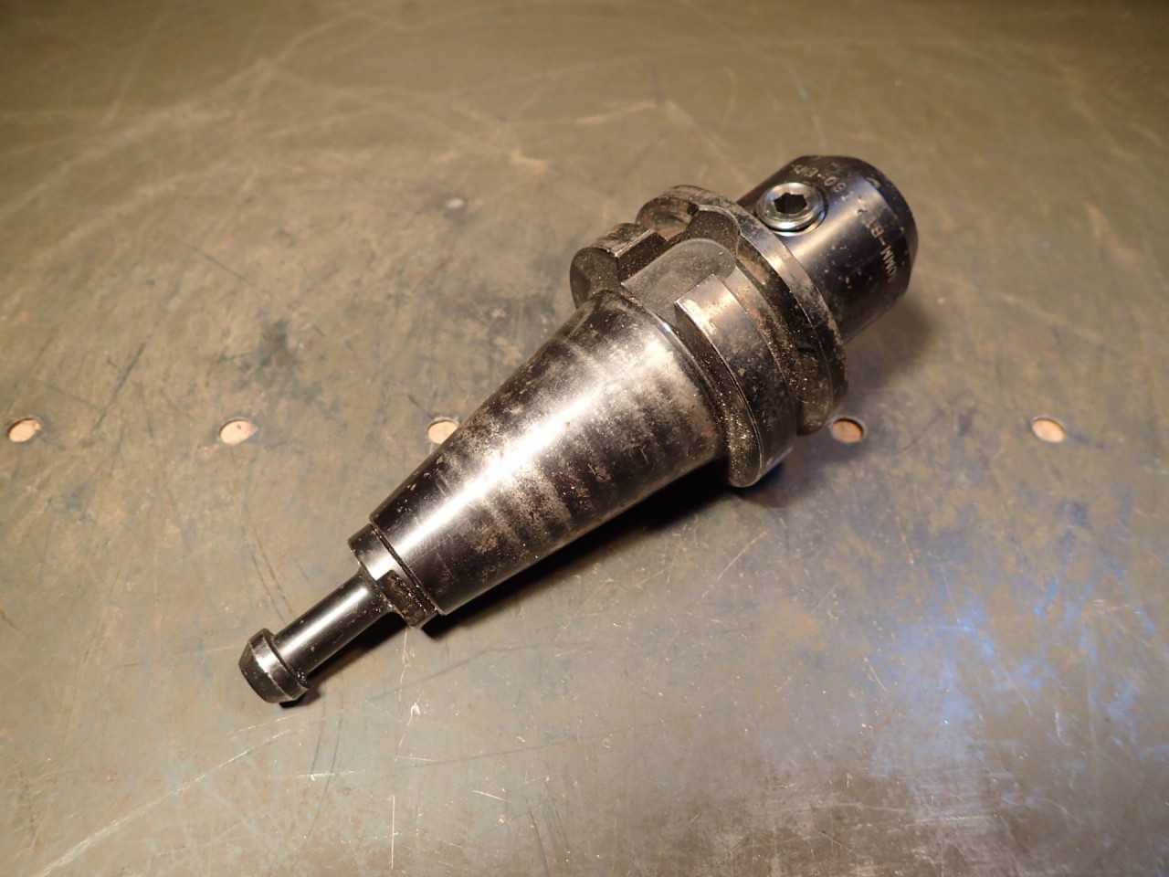 Lyndex 3/8" End Mill Tool Holder: 2-1/2" Projection BT-40 Taper Shank - MACHINING ACCESSORIES & TOOLING