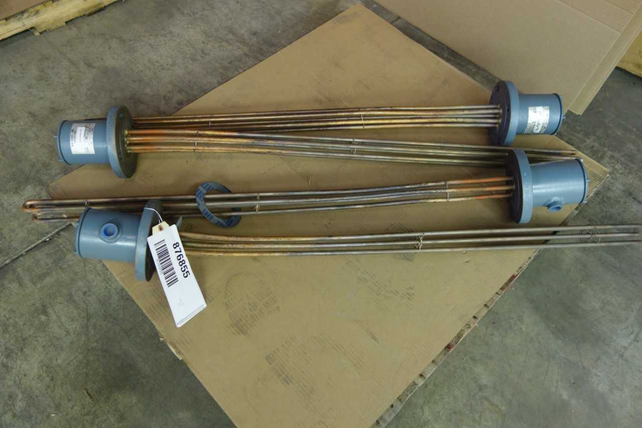 LOT OF 4 BIG CHIEF 721N142300U2786 IMMERSION HEATER - HVAC EQUIPMENT