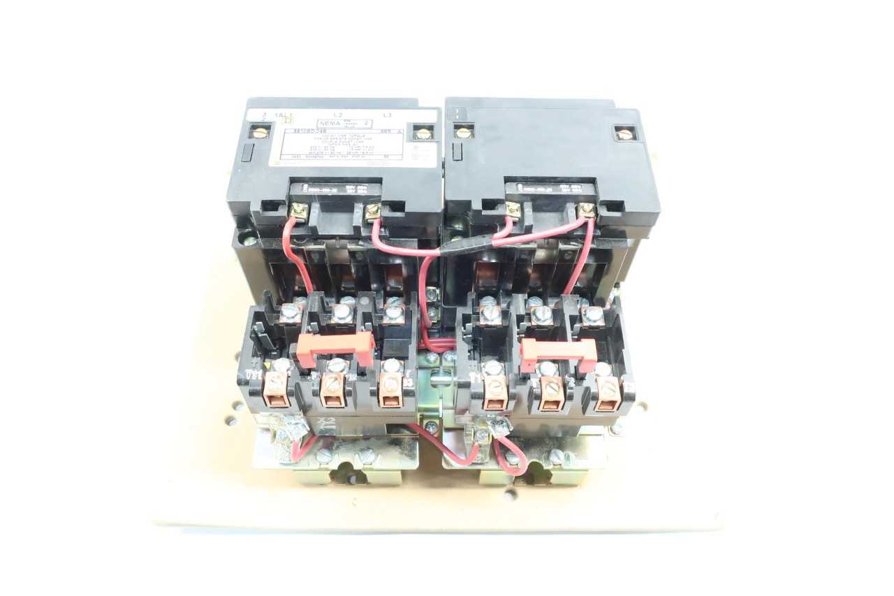 SQUARE D 8810SDO4V02S MAGNETIC MOTOR 120V-AC 25HP SIZE 2 OTHER STARTER - MOTOR STARTERS