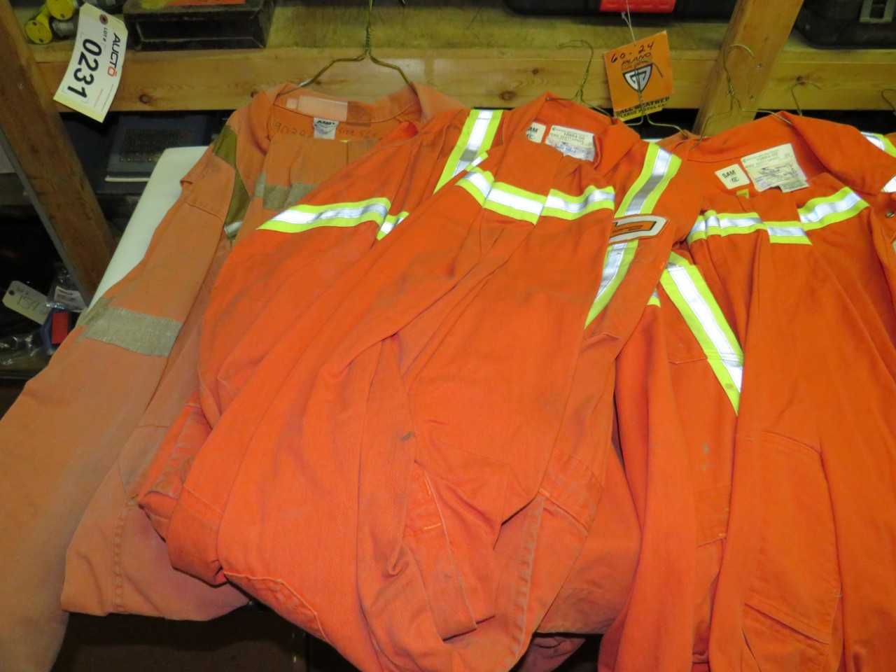 LOT OF 10 ASSORTED FLAME RESISTANT COVERALLS - SAFETY EQUIPMENT