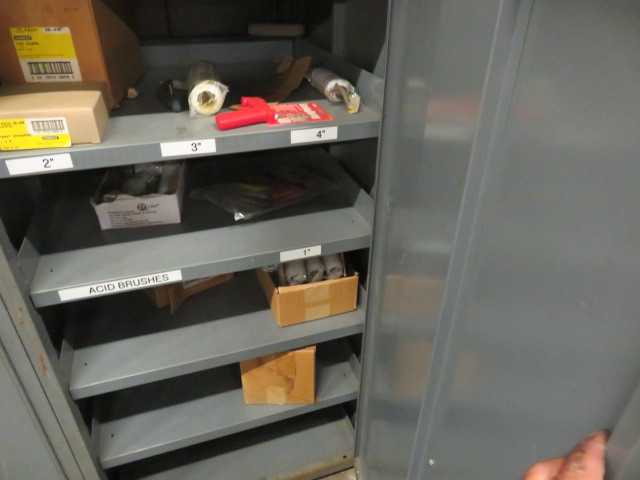 2 Door cabinet w/contents - MISCELLANEOUS