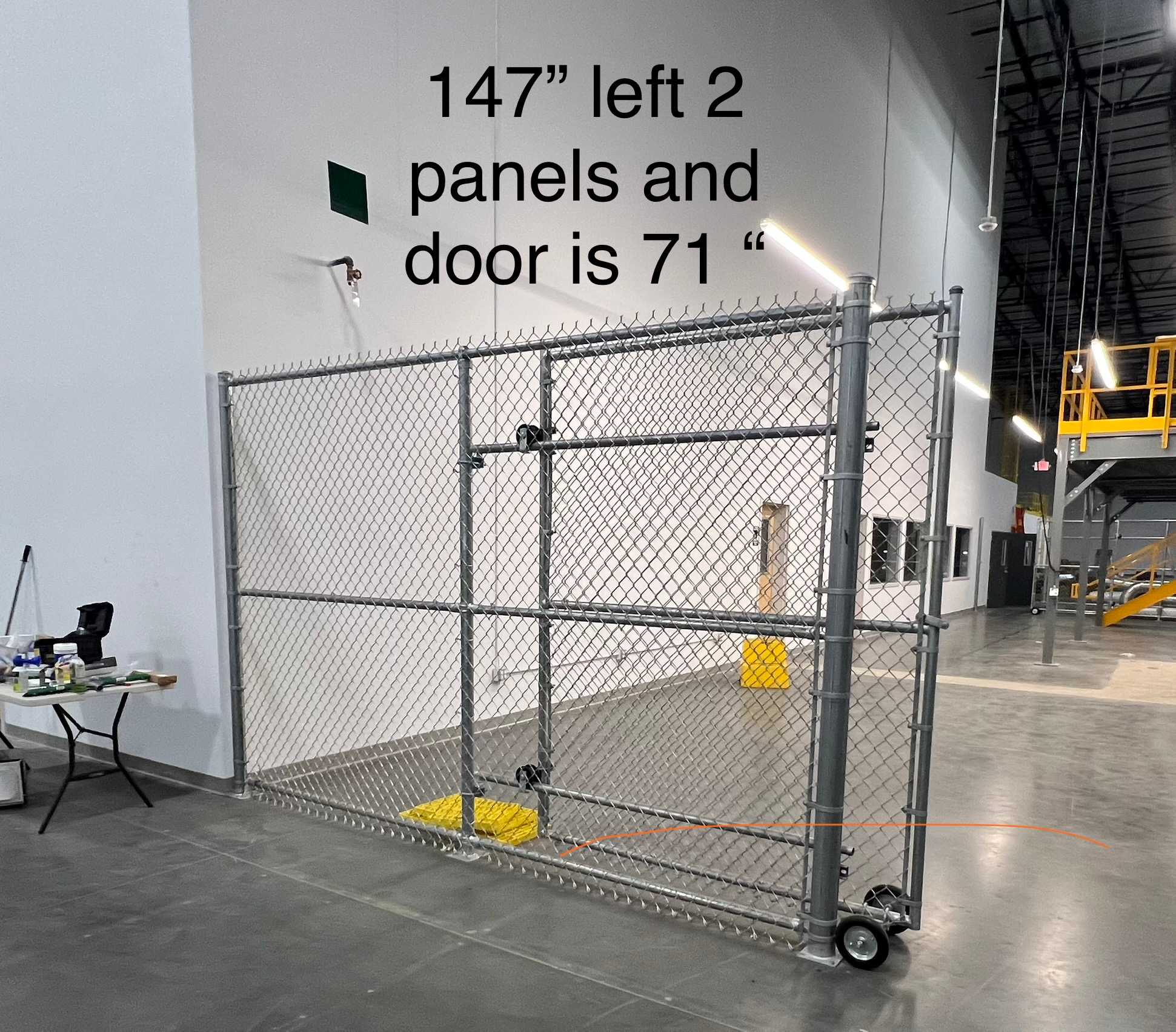 BULK LOT OF METAL FENCING & GATES QTY 70 LF - MISCELLANEOUS