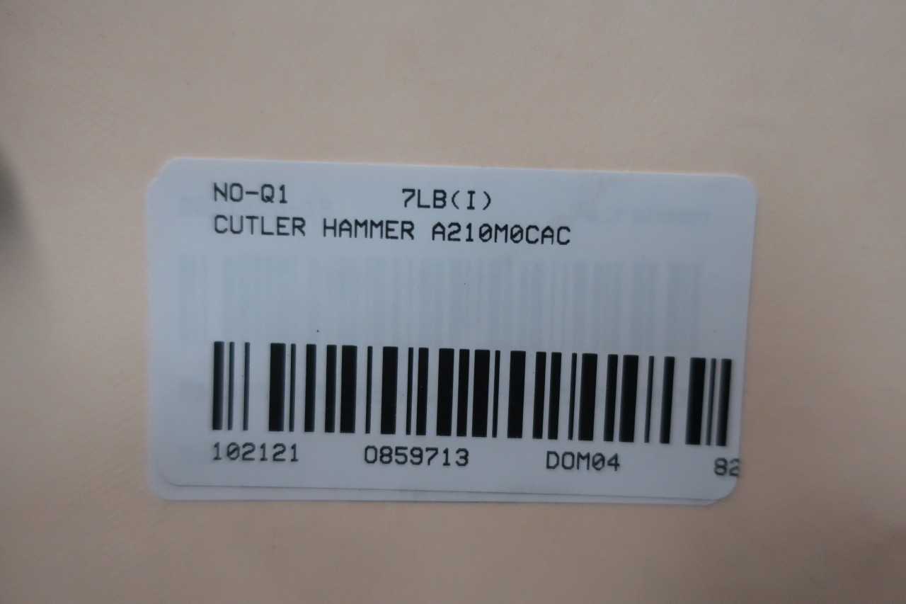 CUTLER HAMMER A210M0CAC SIZE 0 REVERSING STARTER 120V-AC 5HP - MOTOR STARTERS