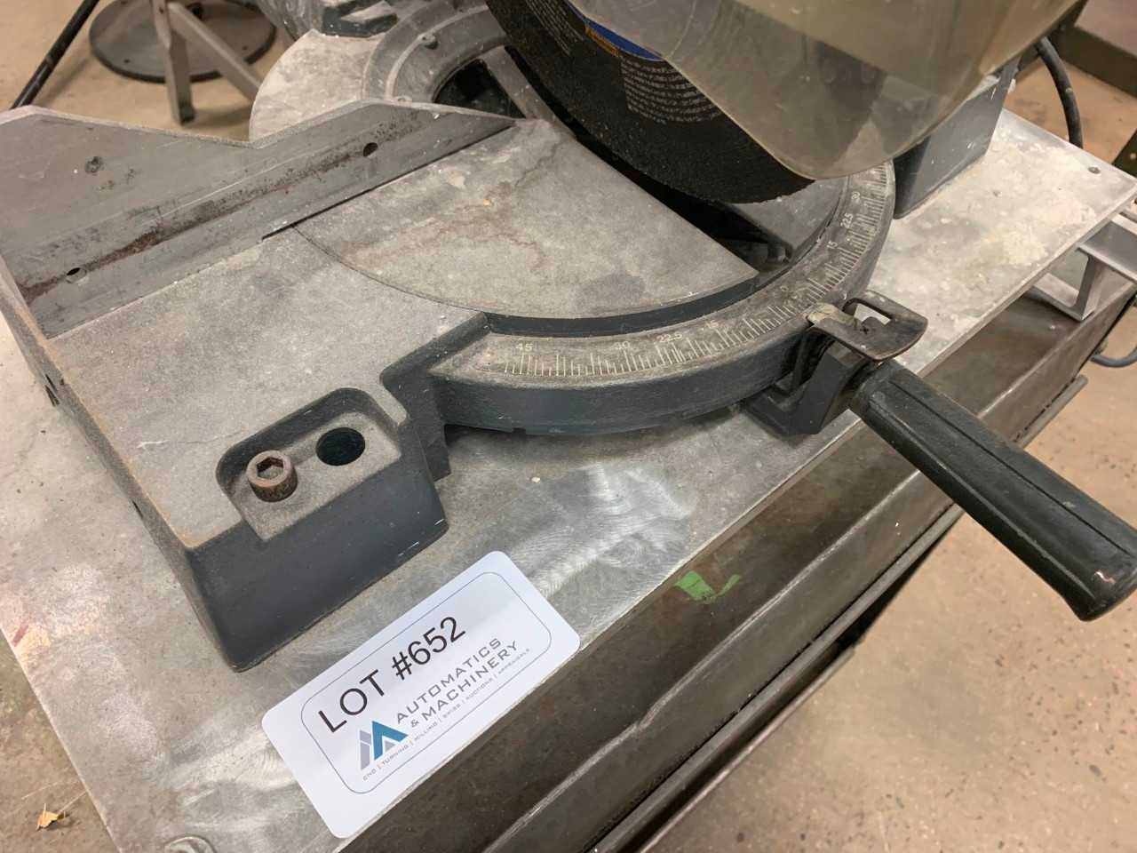 Miter Saw with Rolling Cart - METAL SAWS