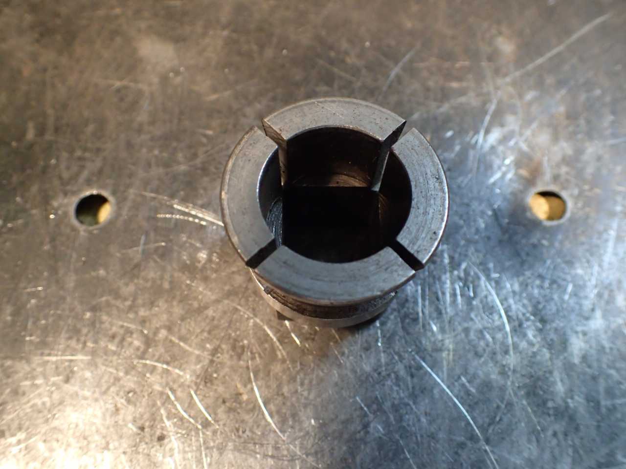 Ziegler 3LX-896C Square Drive Tap Collet: 1-1/8" FL Tool 3-TC-896 TA3-896C LX3 - HOLEMAKING TOOLS