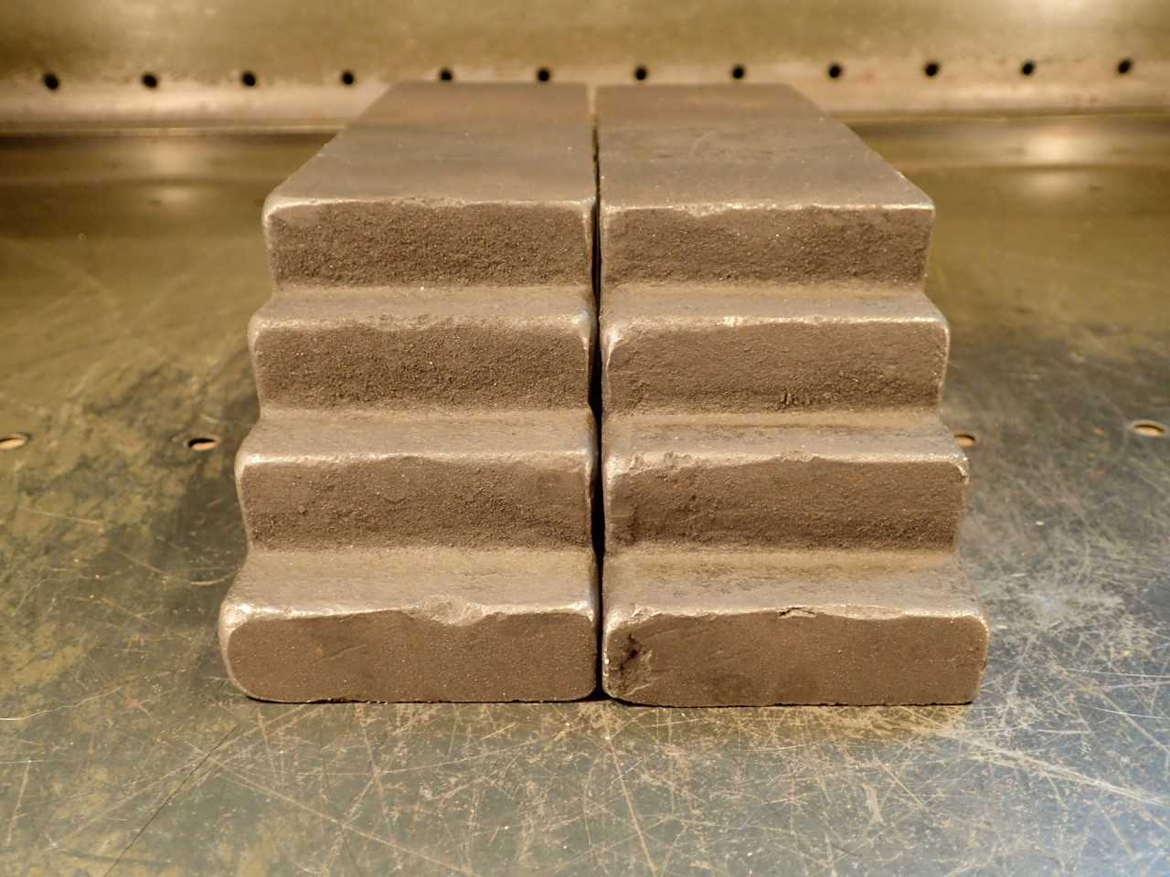 2 Piece Set 3" High 4-Step Mill Machinist Set-Up Block Set: 2-1/2" Wide, 9" Long - END MILLS