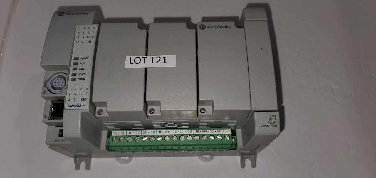 Allen Bradley Micro 830 2080-LC30-24QWB PLC - AUTOMATION & CONTROLS