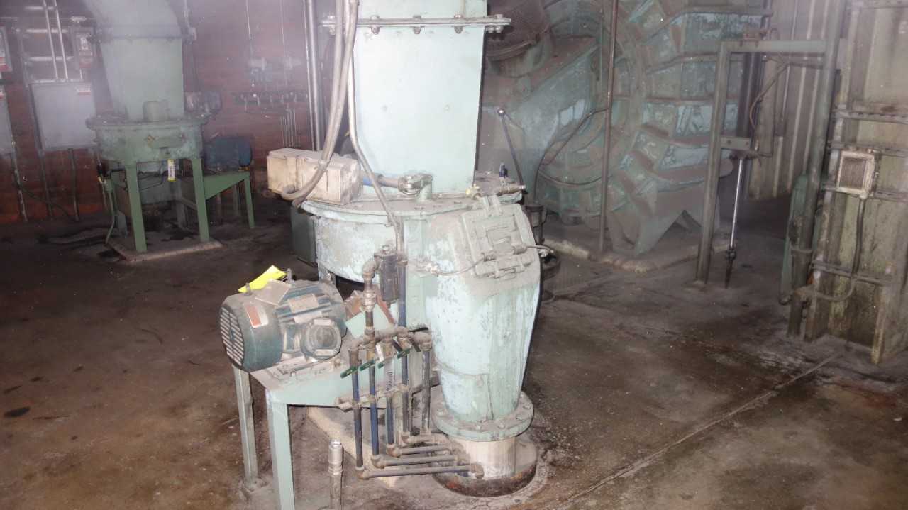 COAL FEEDER W/ RELIANCE 5HP 230/460V-AC MOTOR, JORDAN LA-2410 ACTUATOR - PROCESS EQUIPMENT