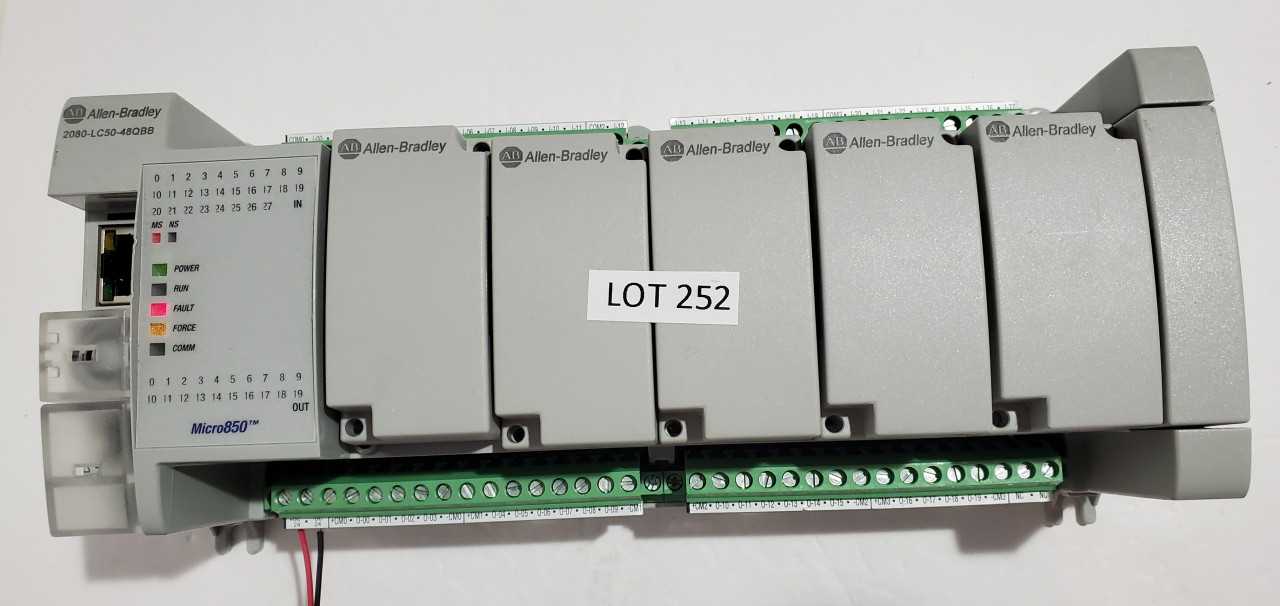 Allen Bradley Micro 850 2080-LC50-48QBB PLC - AUTOMATION & CONTROLS Allen Bradley Micro 850 2080-LC50-48QBB PLC - AUTOMATION & CONTROLS