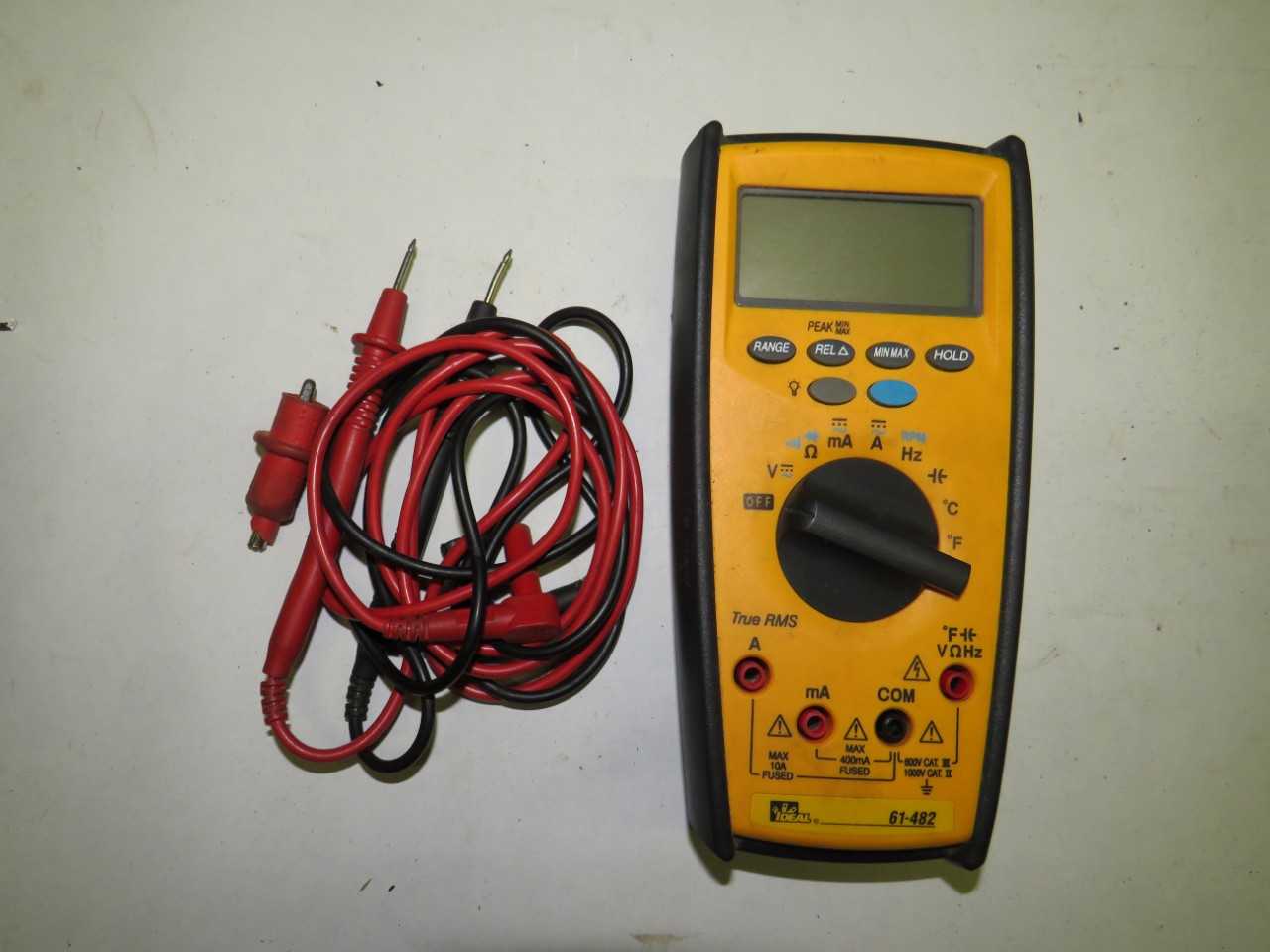 IDEAL 61-482 CAT III 600V CAT II 1000V DIGITAL MULTIMETER - ELECTRIC POWER TOOLS