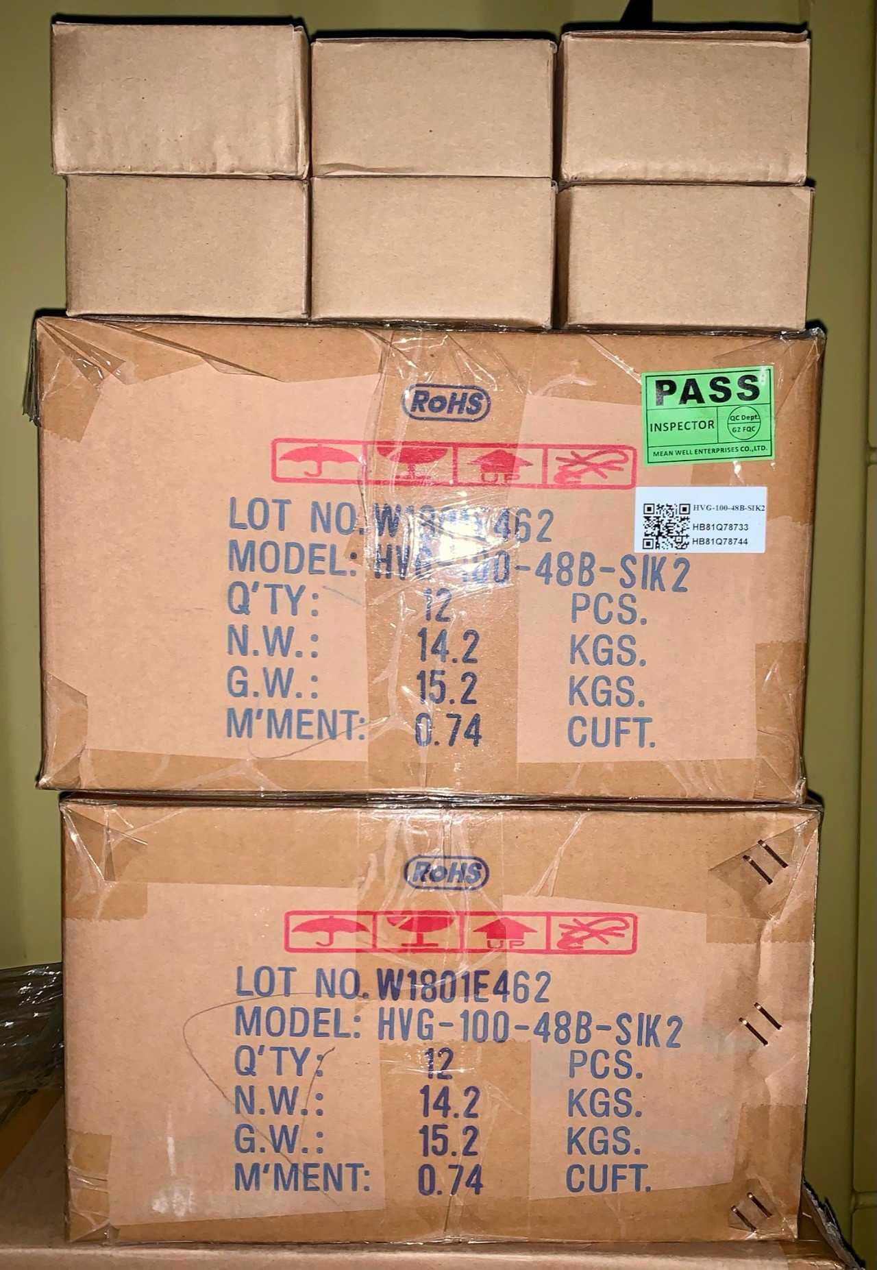 New - Lot of 30 - Mean Well HVG-100-48B-SIK2 LED Power Supply Driver - ELECTRICAL COMPONENTS