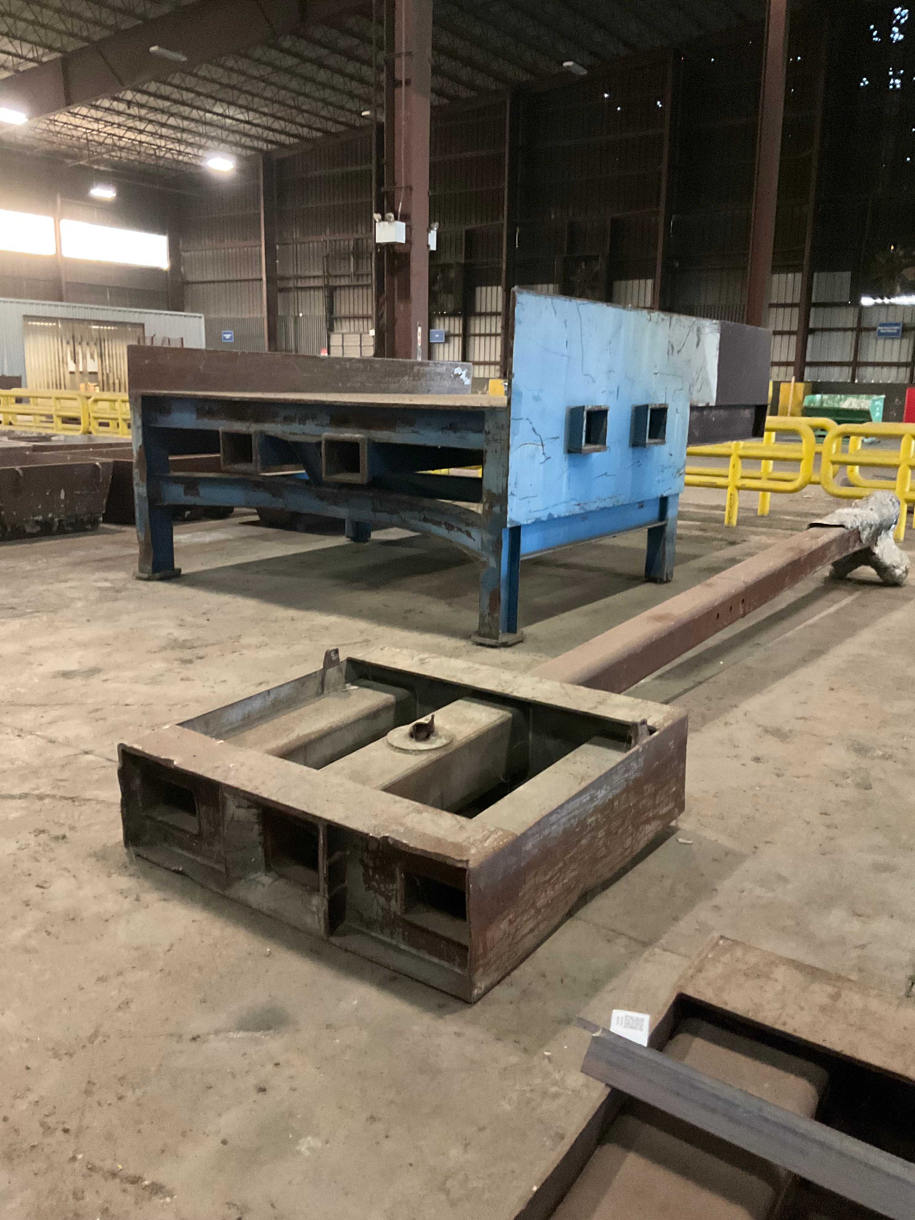 QTY 7- CHARGING RAKES WITH CHARGING CHUTE - CONVEYOR PARTS QTY 7- CHARGING RAKES WITH CHARGING CHUTE - CONVEYOR PARTS