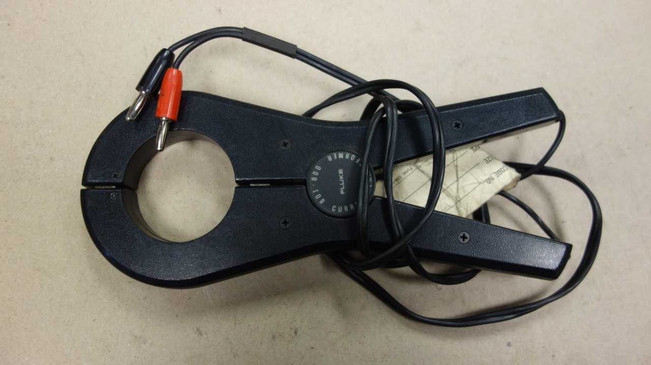 FLUKE 80I-600 CURRENT TRANSFORMER CLAMP PROBE - ELECTRICAL TESTING EQUIPMENT
