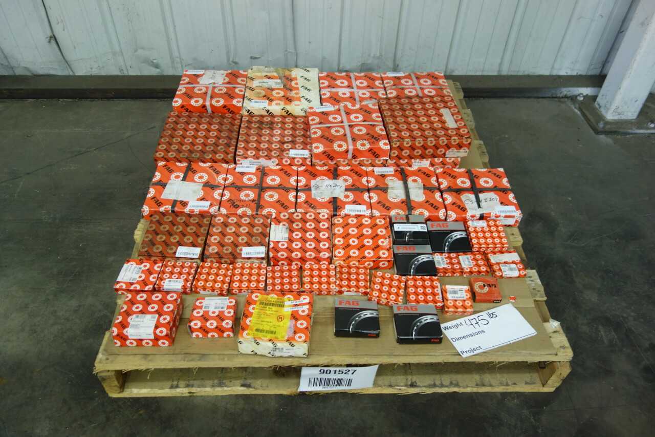 PALLET OF ASSORTED FAG ROLLER BEARINGS - BEARINGS
