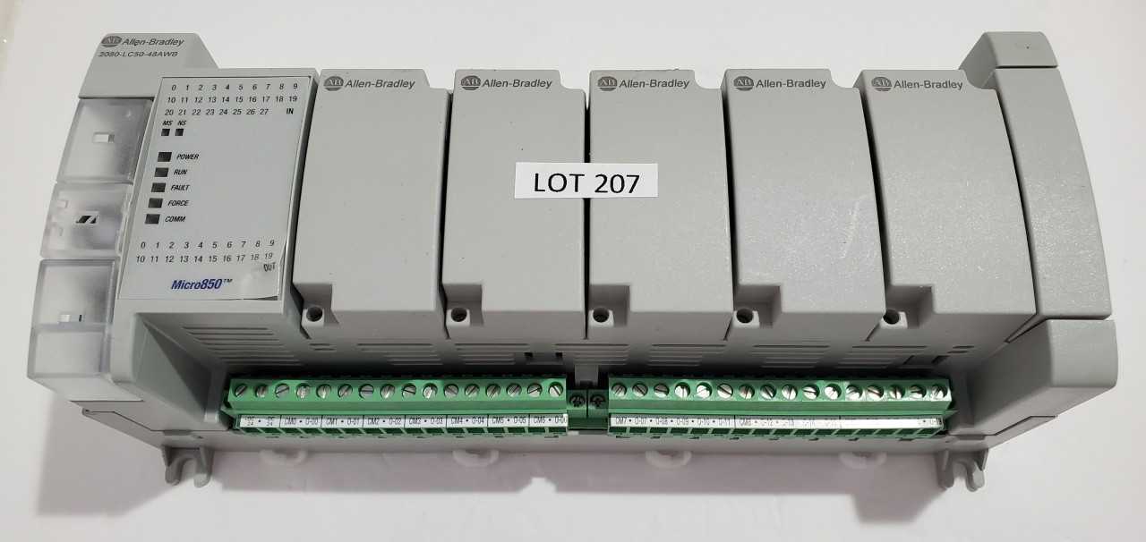 Allen Bradley Micro 850  2080-LC50-48AWB PLC - AUTOMATION & CONTROLS