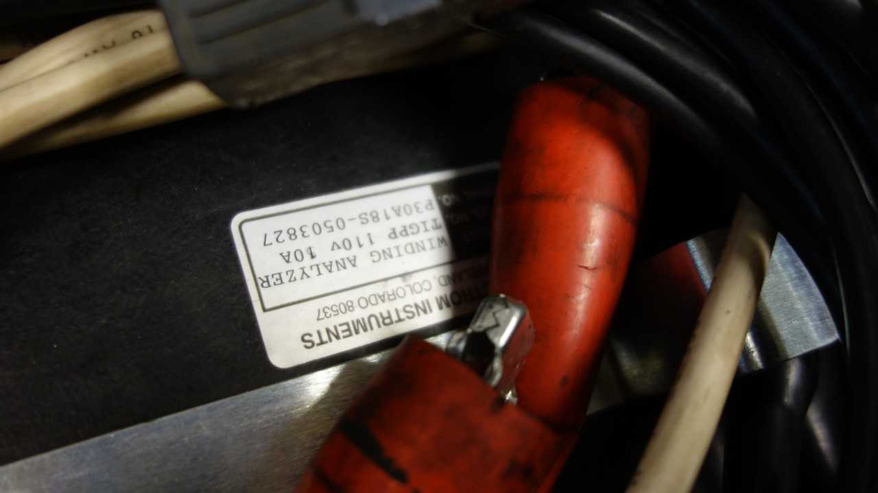 ELECTROM INSTRUMENTS TIGPP T-I-G WINDING ANALYZER - ANALYZER