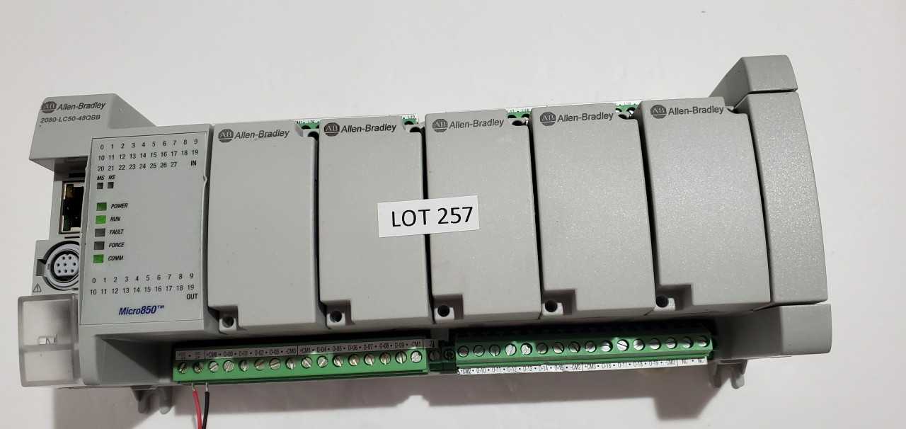 Allen Bradley Micro 850 2080-LC50-48QBB PLC - AUTOMATION & CONTROLS Allen Bradley Micro 850 2080-LC50-48QBB PLC - AUTOMATION & CONTROLS