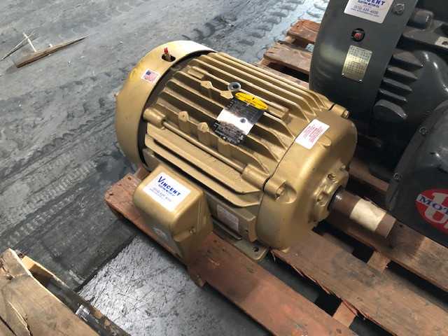 15 HP 1800 RPM 254T Frame Baldor Rel Motor Unused - ELECTRIC MOTORS