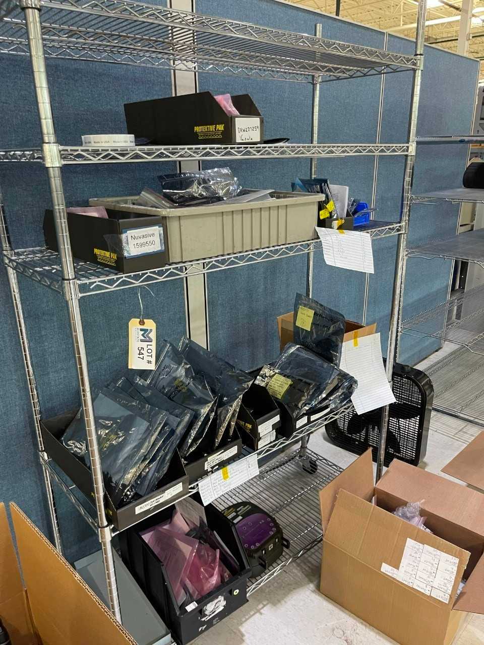 Rolling Rack Without Contents - SHELVING