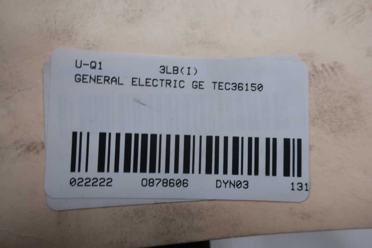 GE TEC36150 3P 150A AMP CIRCUIT BREAKER - CIRCUIT BREAKERS