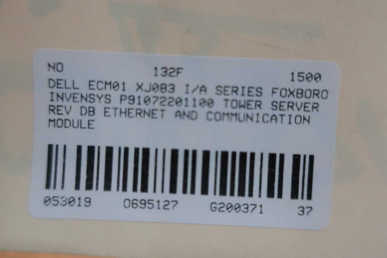 DELL ECM01 POWEREDGE 2900 I/A SERIES P91072201100 TOWER SERVER REV DB ETHERNET AND COMMUNICATION MODULE - AUTOMATION & CONTROLS