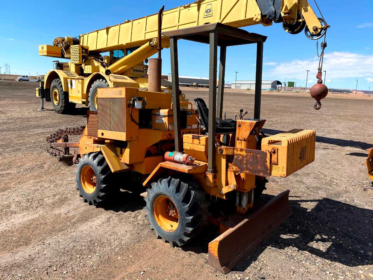 1980 Case Davis 70+4 Backhoe Trencher - CNC LATHES