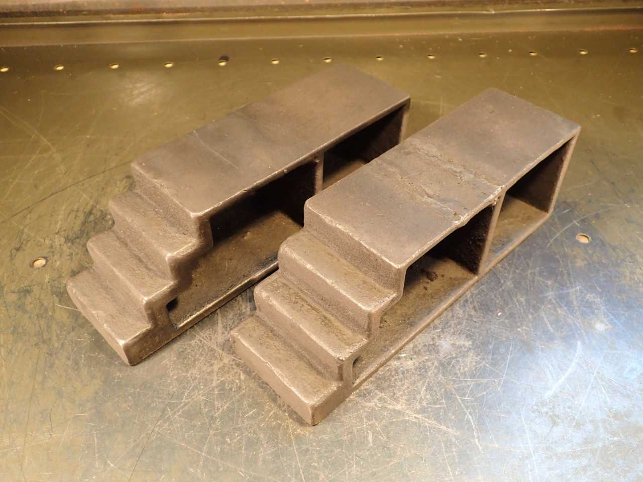 2 Piece Set 3" High 4-Step Mill Machinist Set-Up Block Set: 2-1/2" Wide, 9" Long - END MILLS