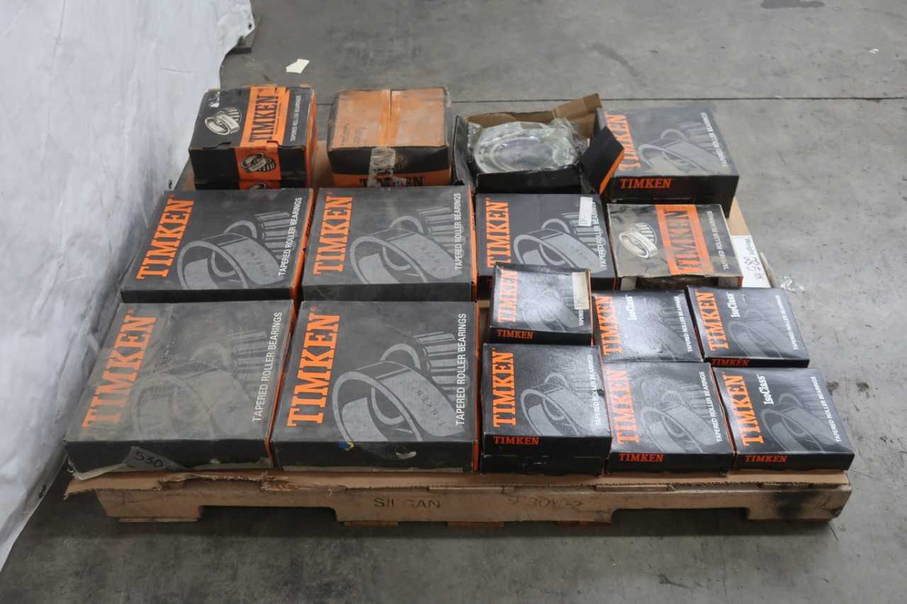 PALLET OF ASSORTED TIMKEN ROLLER BEARINGS - BEARINGS