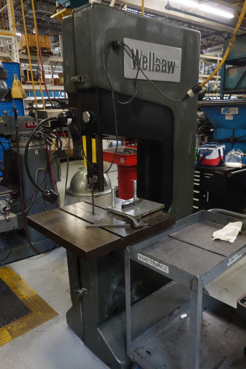 Wellsaw W-20 20" vertial contour bandsaw - METAL SAWS