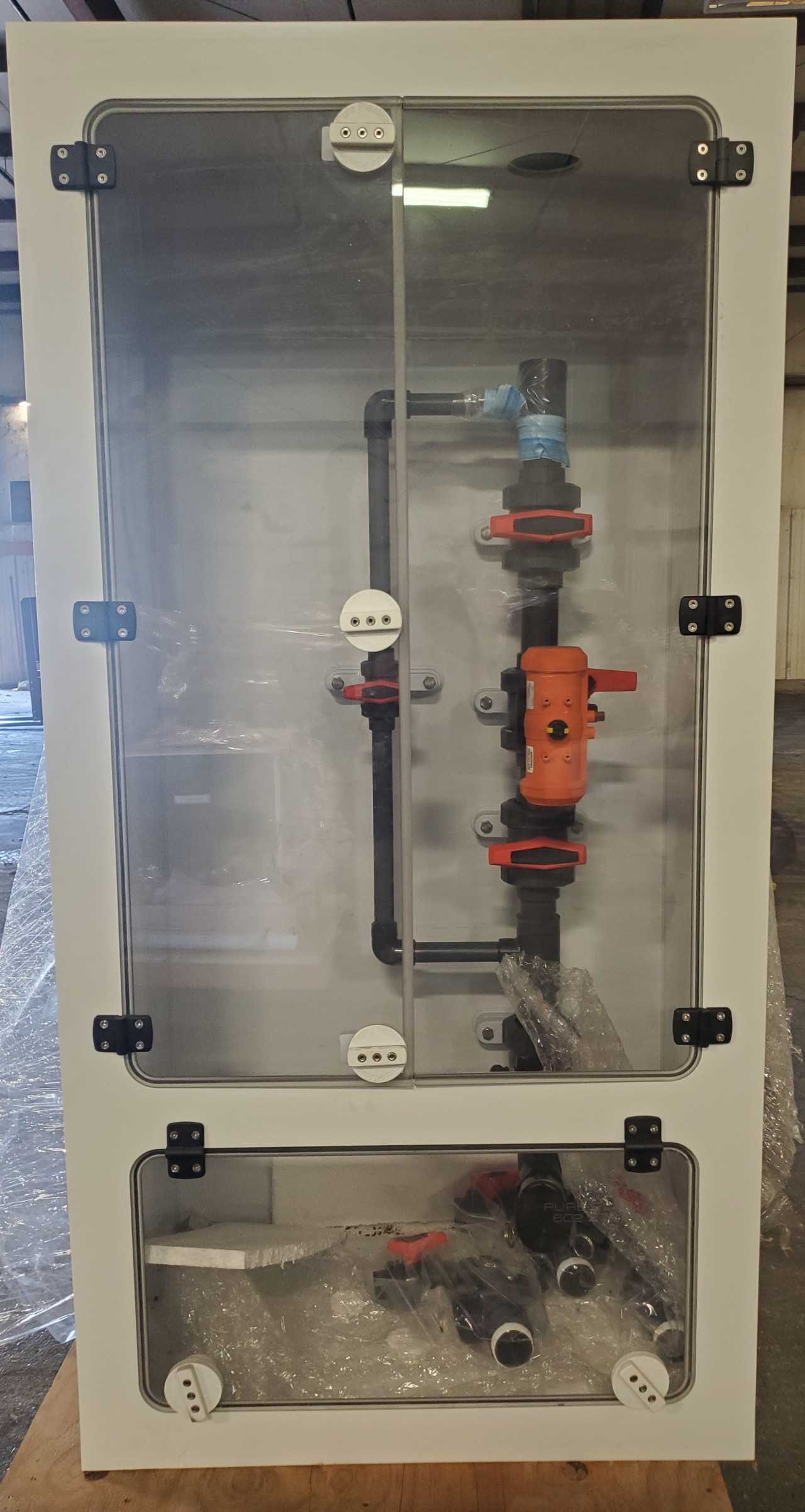Georg Fischer Encased Pneumatically Actuated Piping w/ Manual Override - VALVES
