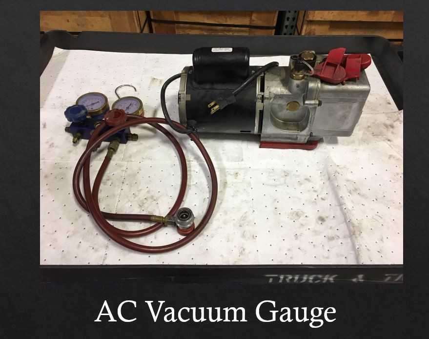 AC Vacuum Gauge - VACUUM PUMP