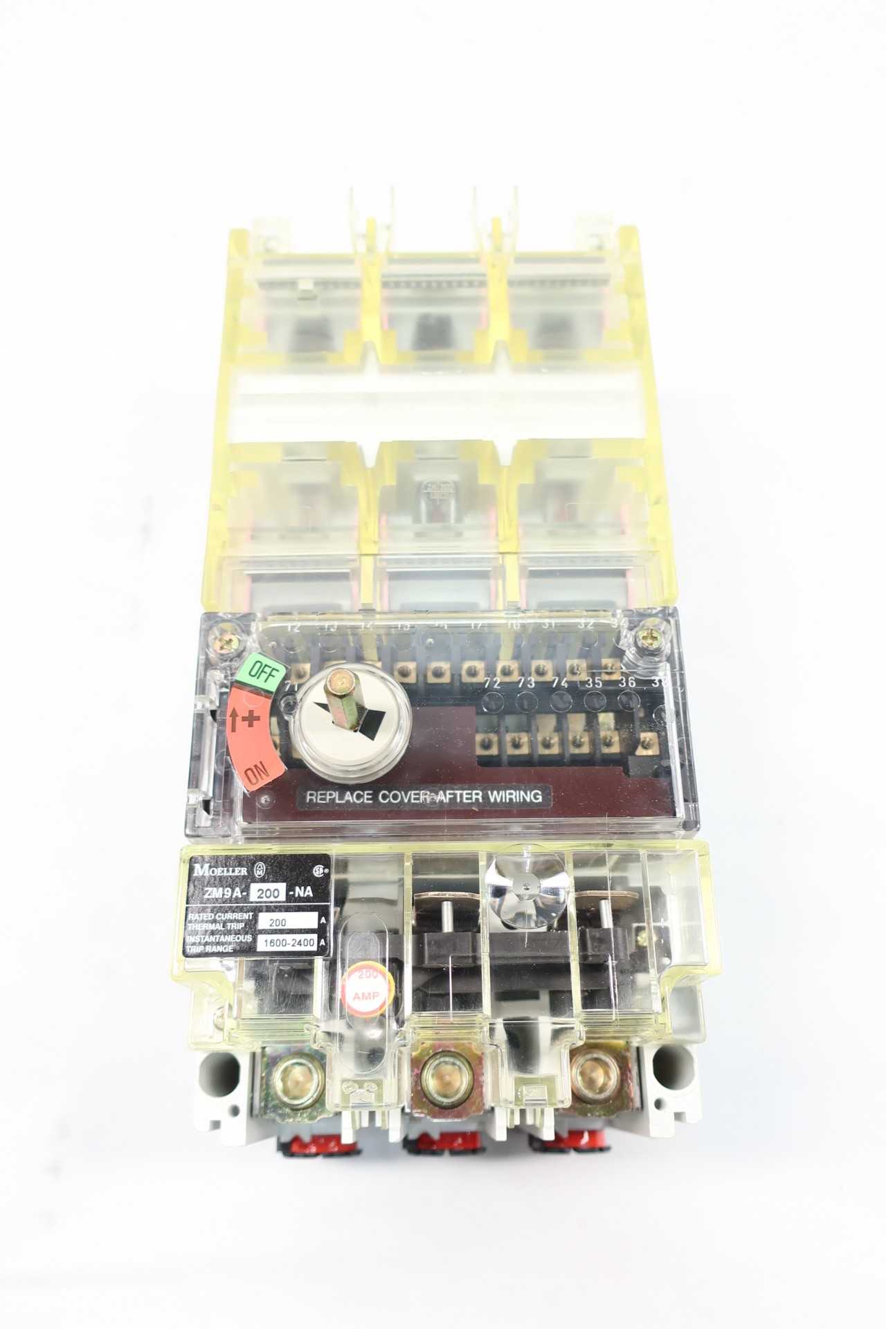 MOELLER NZMH9250ZM9A200NA W 200A TRIP UNIT 3P 250A AMP 600VAC MOLDED CASE CIRCUIT BREAKER - CIRCUIT BREAKERS
