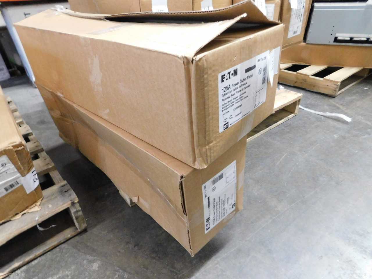 Lot of 2 Power Outlet Panels - ELECTRICAL COMPONENTS