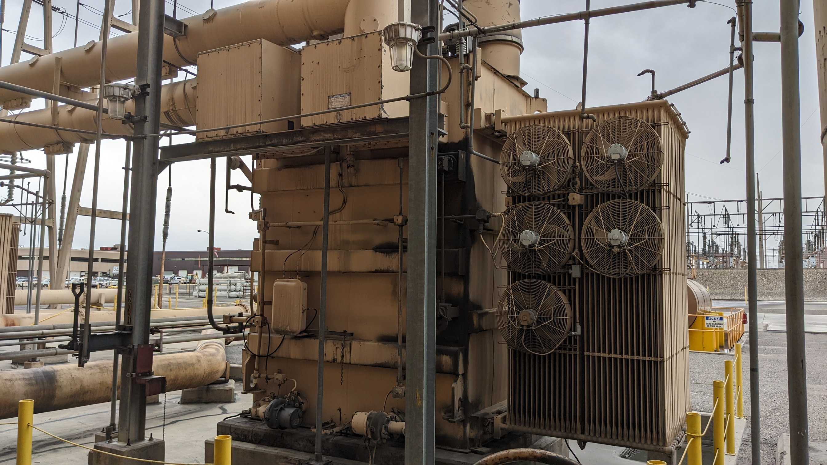 WESTINGHOUSE 25,000KVA POWER TRANSFORMER - CONTROL TRANSFORMERS
